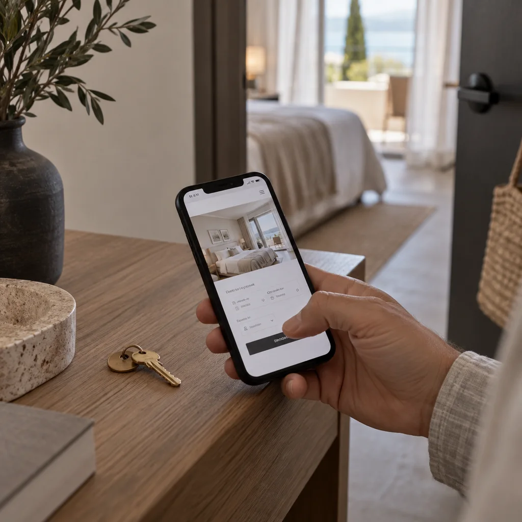Obrazac za direktnu rezervaciju apartmana na mobitelu