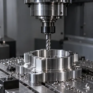 Precizna CNC obrada aluminijskog dijela — tematski vizual